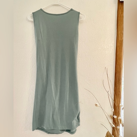 Swimsuit Coverup in Dusty Turquoise - Picture 2 of 5